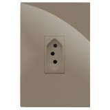 Conjunto Tomada 10a Vertical 4x2 - RECTA FENDI GLOSS